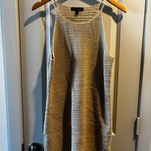 Banana Republic Beige Knit Mini Dress